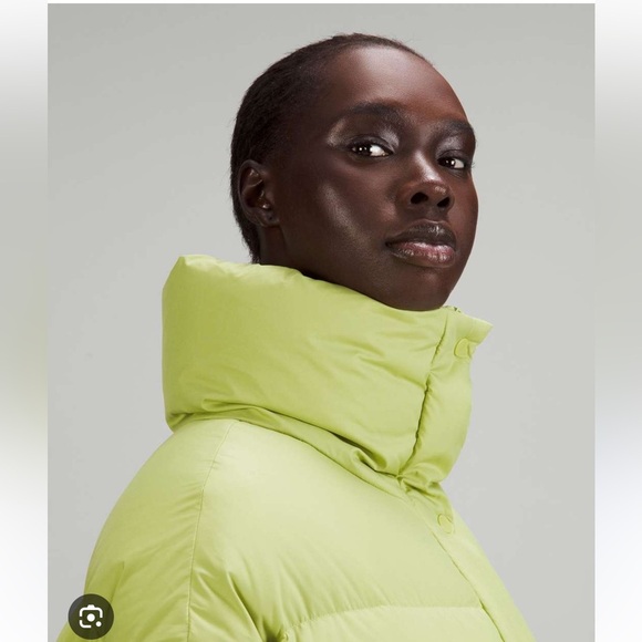 NWT Lululemon Long Oversized Down Jacket / wasabi / M/L - Picture 5 of 14